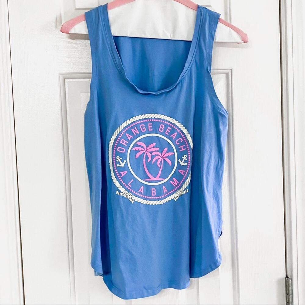 OBAL • Nautical Beach Side Split Workout Gym Tank Top